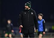 15 February 2025; Connacht head coach Pete Wilkins before the United Rugby Championship match between Connacht and Cardiff Rugby at Dexcom Stadium in Galway. Photo by Tyler Miller/Sportsfile
