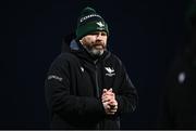 15 February 2025; Connacht head coach Pete Wilkins before the United Rugby Championship match between Connacht and Cardiff Rugby at Dexcom Stadium in Galway. Photo by Tyler Miller/Sportsfile