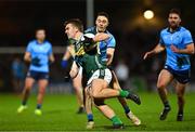 15 February 2025; Dylan Casey of Kerry in action against Sean Lowry of Dublin during the Allianz Football League Division 1 match between Kerry and Dublin at Austin Stack Park in Tralee, Kerry. Photo by Brendan Moran/Sportsfile