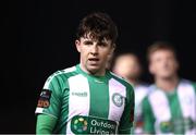 15 February 2025; Thomas Considine of Bray Wanderers after his side's victory in the SSE Airtricity Men's First Division match between Longford Town and Bray Wanderers at Bishopsgate in Longford. Photo by Michael P Ryan/Sportsfile