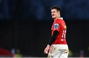 15 February 2025; Billy Burns of Munster during the United Rugby Championship match between Munster and Scarlets at Thomond Park in Limerick. Photo by Seb Daly/Sportsfile