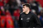 15 February 2025; Brian Gleeson of Munster before the United Rugby Championship match between Munster and Scarlets at Thomond Park in Limerick. Photo by Seb Daly/Sportsfile