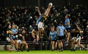 15 February 2025; Diarmuid O'Connor of Kerry and Niall O'Callaghan of Dublin contest a high ball during the Allianz Football League Division 1 match between Kerry and Dublin at Austin Stack Park in Tralee, Kerry. Photo by Brendan Moran/Sportsfile