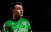 14 February 2025; Sean McGrath of Kerry during the SSE Airtricity Men's First Division match between Kerry FC and Finn Harps at Mounthawk Park in Tralee, Kerry. Photo by Brendan Moran/Sportsfile