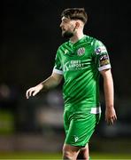 14 February 2025; Joe Adams of Kerry during the SSE Airtricity Men's First Division match between Kerry FC and Finn Harps at Mounthawk Park in Tralee, Kerry. Photo by Brendan Moran/Sportsfile