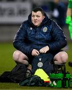 14 February 2025; Kerry FC media manager Ivan Hurley before the SSE Airtricity Men's First Division match between Kerry FC and Finn Harps at Mounthawk Park in Tralee, Kerry. Photo by Brendan Moran/Sportsfile