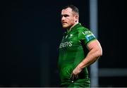 15 February 2025; Peter Dooley of Connacht during the United Rugby Championship match between Connacht and Cardiff Rugby at Dexcom Stadium in Galway. Photo by Shauna Clinton/Sportsfile