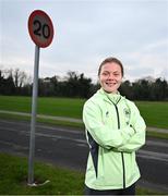 17 February 2025; Emily Murphy during a Republic of Ireland women's media day at FAI Headquarters in Abbotstown, Dublin. Photo by David Fitzgerald/Sportsfile