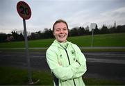 17 February 2025; Emily Murphy during a Republic of Ireland women's media day at FAI Headquarters in Abbotstown, Dublin. Photo by David Fitzgerald/Sportsfile