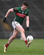 16 February 2025; Frank Irwin of Mayo during the Allianz Football League Division 1 match between Mayo and Tyrone at Hastings Insurance MacHale Park in Castlebar, Mayo. Photo by Piaras Ó Mídheach/Sportsfile