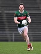 16 February 2025; Matthew Ruane of Mayo during the Allianz Football League Division 1 match between Mayo and Tyrone at Hastings Insurance MacHale Park in Castlebar, Mayo. Photo by Piaras Ó Mídheach/Sportsfile