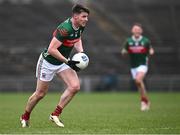 16 February 2025; Frank Irwin of Mayo during the Allianz Football League Division 1 match between Mayo and Tyrone at Hastings Insurance MacHale Park in Castlebar, Mayo. Photo by Piaras Ó Mídheach/Sportsfile