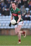 16 February 2025; Matthew Ruane of Mayo during the Allianz Football League Division 1 match between Mayo and Tyrone at Hastings Insurance MacHale Park in Castlebar, Mayo. Photo by Piaras Ó Mídheach/Sportsfile