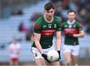 16 February 2025; Frank Irwin of Mayo during the Allianz Football League Division 1 match between Mayo and Tyrone at Hastings Insurance MacHale Park in Castlebar, Mayo. Photo by Piaras Ó Mídheach/Sportsfile