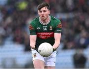 16 February 2025; Frank Irwin of Mayo during the Allianz Football League Division 1 match between Mayo and Tyrone at Hastings Insurance MacHale Park in Castlebar, Mayo. Photo by Piaras Ó Mídheach/Sportsfile