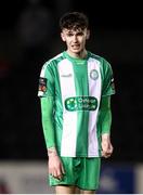 15 February 2025; Rhys Bartley of Bray Wanderers during the SSE Airtricity Men's First Division match between Longford Town and Bray Wanderers at Bishopsgate in Longford. Photo by Michael P Ryan/Sportsfile