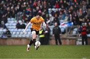 16 February 2025; Tyrone goalkeeper Niall Morgan on the attack during the Allianz Football League Division 1 match between Mayo and Tyrone at Hastings Insurance MacHale Park in Castlebar, Mayo. Photo by Piaras Ó Mídheach/Sportsfile