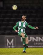 15 February 2025; Kilian Cantwell of Bray Wanderers during the SSE Airtricity Men's First Division match between Longford Town and Bray Wanderers at Bishopsgate in Longford. Photo by Michael P Ryan/Sportsfile