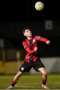 15 February 2025; Emre Topcu of Longford Town during the SSE Airtricity Men's First Division match between Longford Town and Bray Wanderers at Bishopsgate in Longford. Photo by Michael P Ryan/Sportsfile