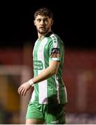 15 February 2025; Jordan Tallon of Bray Wanderers during the SSE Airtricity Men's First Division match between Longford Town and Bray Wanderers at Bishopsgate in Longford. Photo by Michael P Ryan/Sportsfile