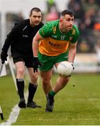 16 February 2025; Patrick McBrearty of Donegal during the Allianz Football League Division 1 match between Donegal and Armagh at MacCumhaill Park in Ballybofey, Donegal. Photo by Ramsey Cardy/Sportsfile