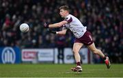 15 February 2025; Dylan McHugh of Galway during the Allianz Football League Division 1 match between Derry and Galway at Celtic Park in Derry. Photo by Ramsey Cardy/Sportsfile