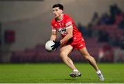 15 February 2025; Conor Doherty of Derry during the Allianz Football League Division 1 match between Derry and Galway at Celtic Park in Derry. Photo by Ramsey Cardy/Sportsfile