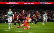 16 February 2025; Bohemians goalkeeper James Talbot during the SSE Airtricity Men's Premier Division match between Bohemians and Shamrock Rovers at the Aviva Stadium in Dublin. Photo by Stephen McCarthy/Sportsfile
