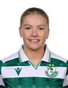 15 February 2025; Emily Corbet during a Shamrock Rovers squad portraits session at Tallaght Stadium in Dublin. Photo by Stephen McCarthy/Sportsfile