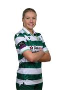 15 February 2025; Emily Corbet during a Shamrock Rovers squad portraits session at Tallaght Stadium in Dublin. Photo by Stephen McCarthy/Sportsfile