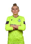 15 February 2025; Goalkeeper Summer Lawless during a Shamrock Rovers squad portraits session at Tallaght Stadium in Dublin. Photo by Stephen McCarthy/Sportsfile