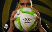 31 January 2025; Mathyas Randriamamy during a Kerry FC squad portrait session at Mounthawk Park in Tralee, Kerry. Photo by Brendan Moran/Sportsfile