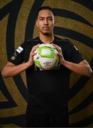 31 January 2025; Mathyas Randriamamy during a Kerry FC squad portrait session at Mounthawk Park in Tralee, Kerry. Photo by Brendan Moran/Sportsfile