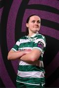 15 February 2025; Aoife Brophy during a Shamrock Rovers squad portraits session at Tallaght Stadium in Dublin. Photo by Stephen McCarthy/Sportsfile