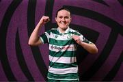 15 February 2025; Aoife Brophy during a Shamrock Rovers squad portraits session at Tallaght Stadium in Dublin. Photo by Stephen McCarthy/Sportsfile