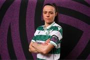 15 February 2025; Áine O'Gorman during a Shamrock Rovers squad portraits session at Tallaght Stadium in Dublin. Photo by Stephen McCarthy/Sportsfile
