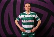 15 February 2025; Áine O'Gorman during a Shamrock Rovers squad portraits session at Tallaght Stadium in Dublin. Photo by Stephen McCarthy/Sportsfile