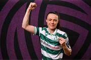 15 February 2025; Áine O'Gorman during a Shamrock Rovers squad portraits session at Tallaght Stadium in Dublin. Photo by Stephen McCarthy/Sportsfile