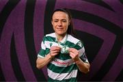 15 February 2025; Áine O'Gorman during a Shamrock Rovers squad portraits session at Tallaght Stadium in Dublin. Photo by Stephen McCarthy/Sportsfile