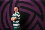 15 February 2025; Áine O'Gorman during a Shamrock Rovers squad portraits session at Tallaght Stadium in Dublin. Photo by Stephen McCarthy/Sportsfile