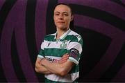 15 February 2025; Áine O'Gorman during a Shamrock Rovers squad portraits session at Tallaght Stadium in Dublin. Photo by Stephen McCarthy/Sportsfile