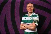15 February 2025; Áine O'Gorman during a Shamrock Rovers squad portraits session at Tallaght Stadium in Dublin. Photo by Stephen McCarthy/Sportsfile