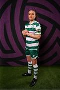 15 February 2025; Áine O'Gorman during a Shamrock Rovers squad portraits session at Tallaght Stadium in Dublin. Photo by Stephen McCarthy/Sportsfile