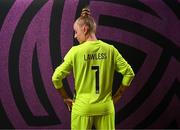 15 February 2025; Goalkeeper Summer Lawless during a Shamrock Rovers squad portraits session at Tallaght Stadium in Dublin. Photo by Stephen McCarthy/Sportsfile