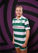 15 February 2025; Emily Corbet during a Shamrock Rovers squad portraits session at Tallaght Stadium in Dublin. Photo by Stephen McCarthy/Sportsfile