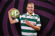15 February 2025; Emily Corbet during a Shamrock Rovers squad portraits session at Tallaght Stadium in Dublin. Photo by Stephen McCarthy/Sportsfile
