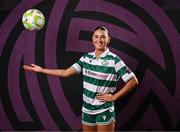 15 February 2025; Maria Reynolds during a Shamrock Rovers squad portraits session at Tallaght Stadium in Dublin. Photo by Stephen McCarthy/Sportsfile