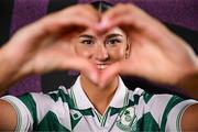 15 February 2025; Maria Reynolds during a Shamrock Rovers squad portraits session at Tallaght Stadium in Dublin. Photo by Stephen McCarthy/Sportsfile