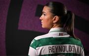 15 February 2025; Maria Reynolds during a Shamrock Rovers squad portraits session at Tallaght Stadium in Dublin. Photo by Stephen McCarthy/Sportsfile
