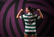 15 February 2025; Maria Reynolds during a Shamrock Rovers squad portraits session at Tallaght Stadium in Dublin. Photo by Stephen McCarthy/Sportsfile